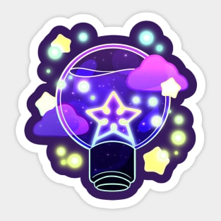 Firefly Night Light Bulb Sticker